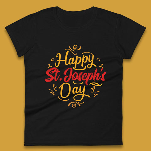 Happy St. Joseph's Day Womens T-Shirt