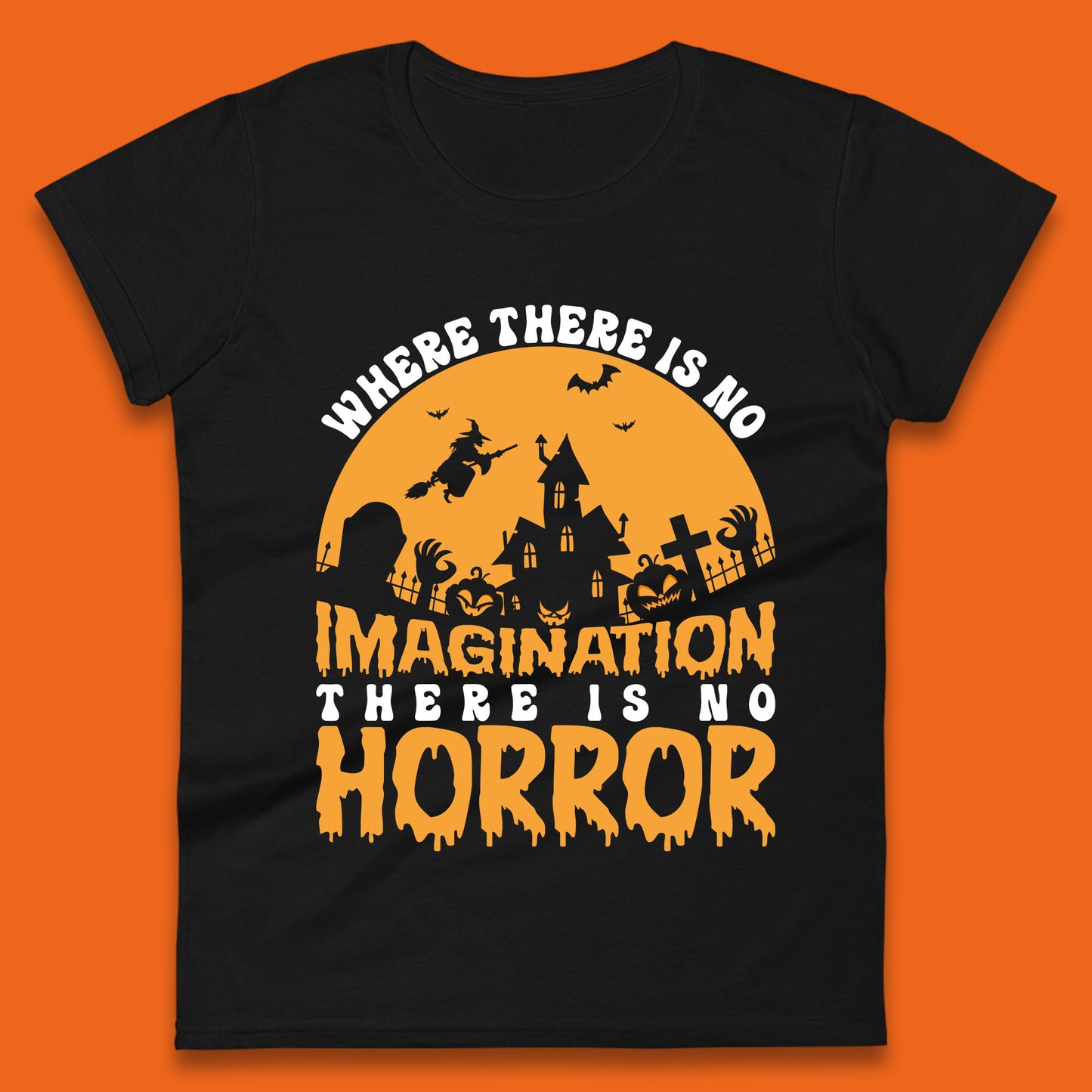 Where There Is No Imagination There Is No Horror Halloween Quote By Sir Arthur Conan Doyle Womens Tee Top