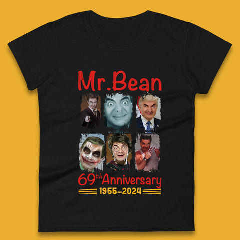 Mr. Bean 69th Anniversary Womens T-Shirt