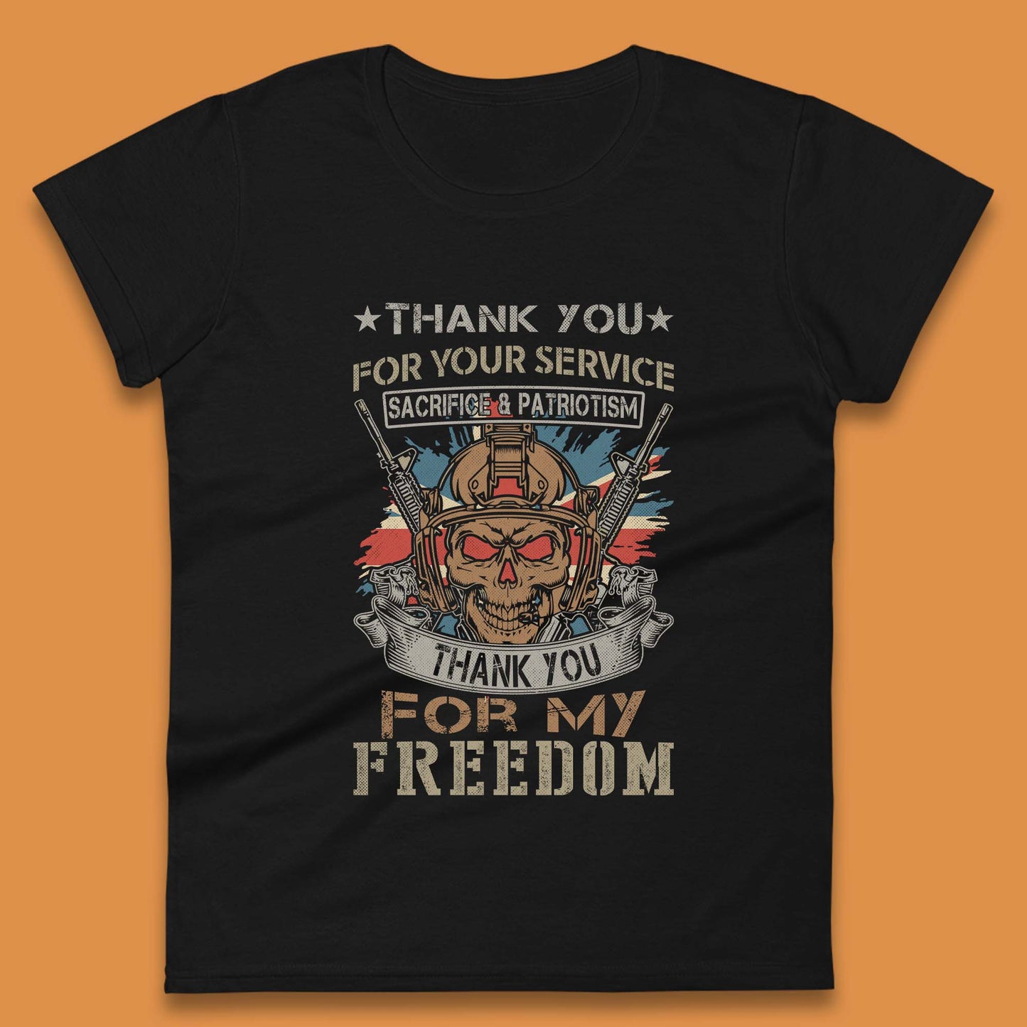 Thank You For My Freedom Womens T-Shirt