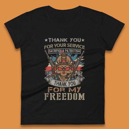 Thank You For My Freedom Womens T-Shirt