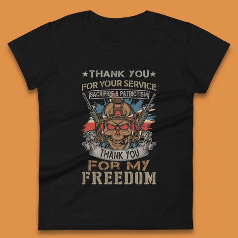 Thank You For My Freedom Womens T-Shirt