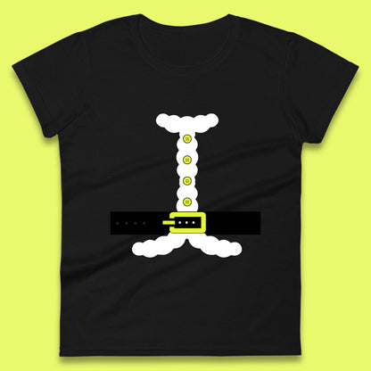 christmas santa claus costume womens top