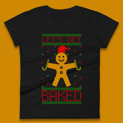 Gingerbread Christmas Ladies T-Shirt