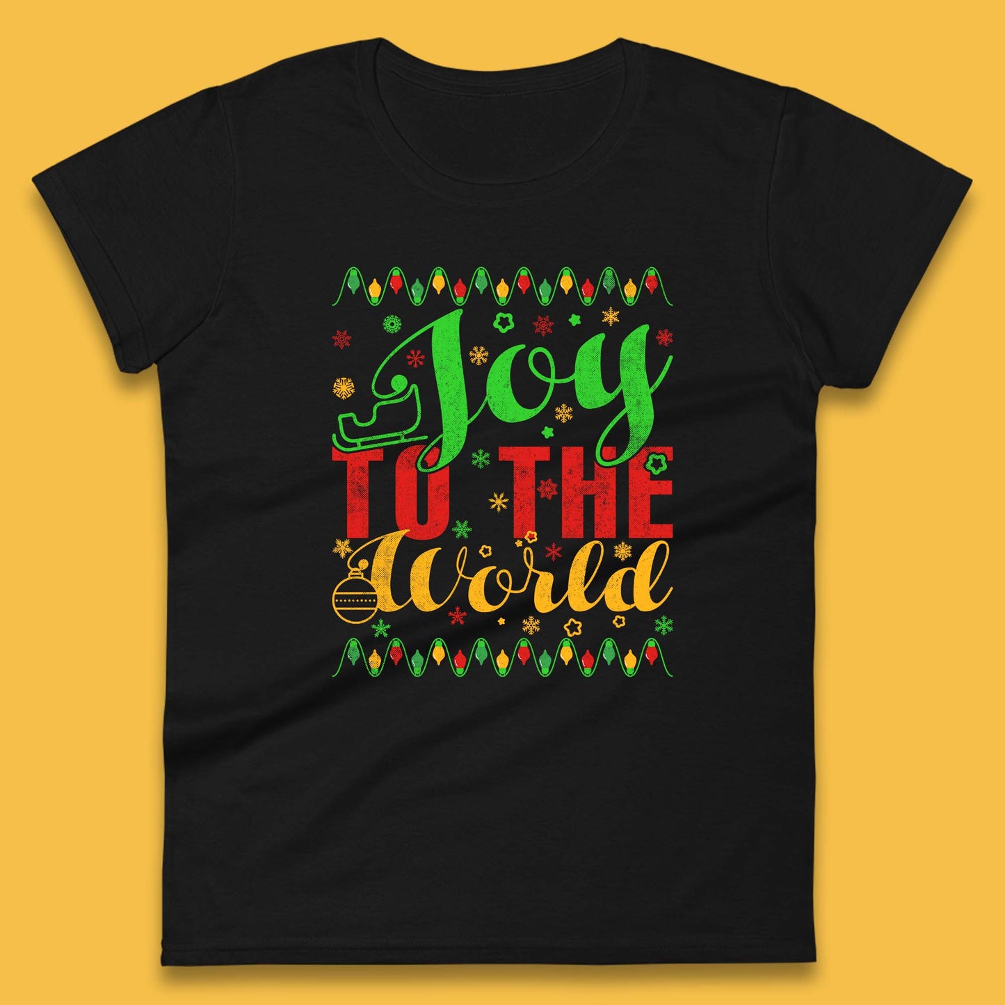 merry christmas joy to the world womens top