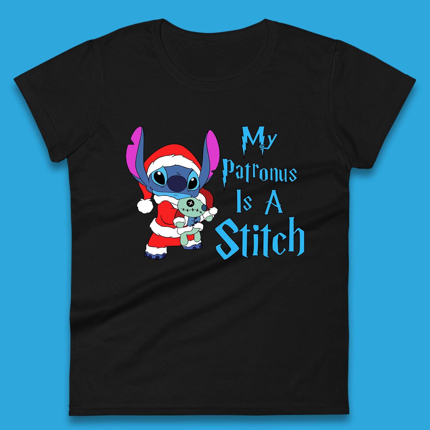 stitch christmas womens top