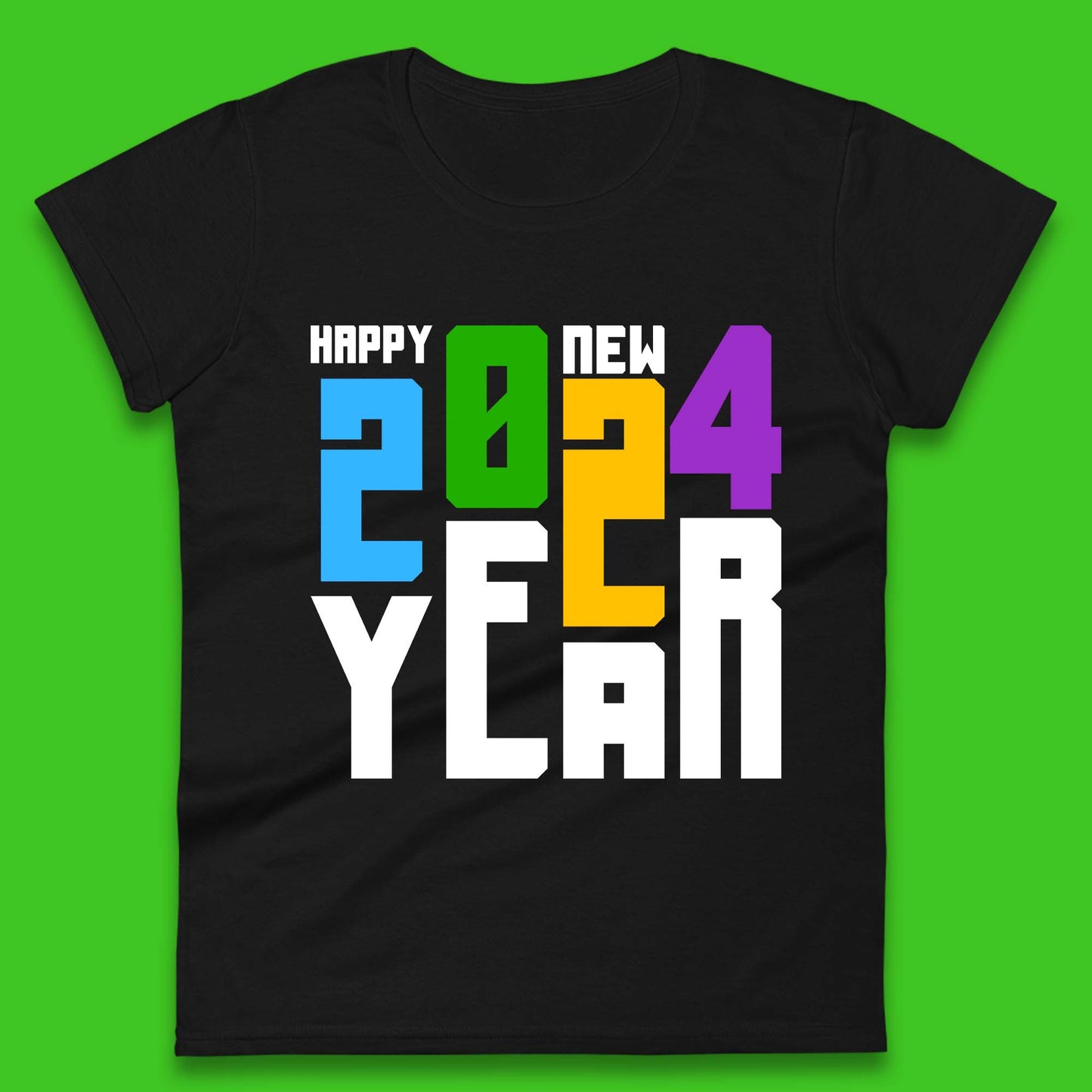 Happy New Year 2024 Womens T-Shirt