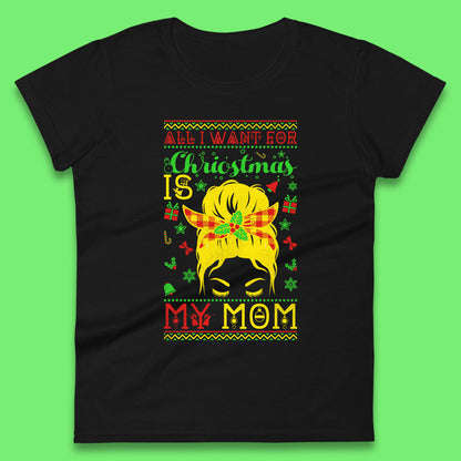 mom christmas womens t shirt
