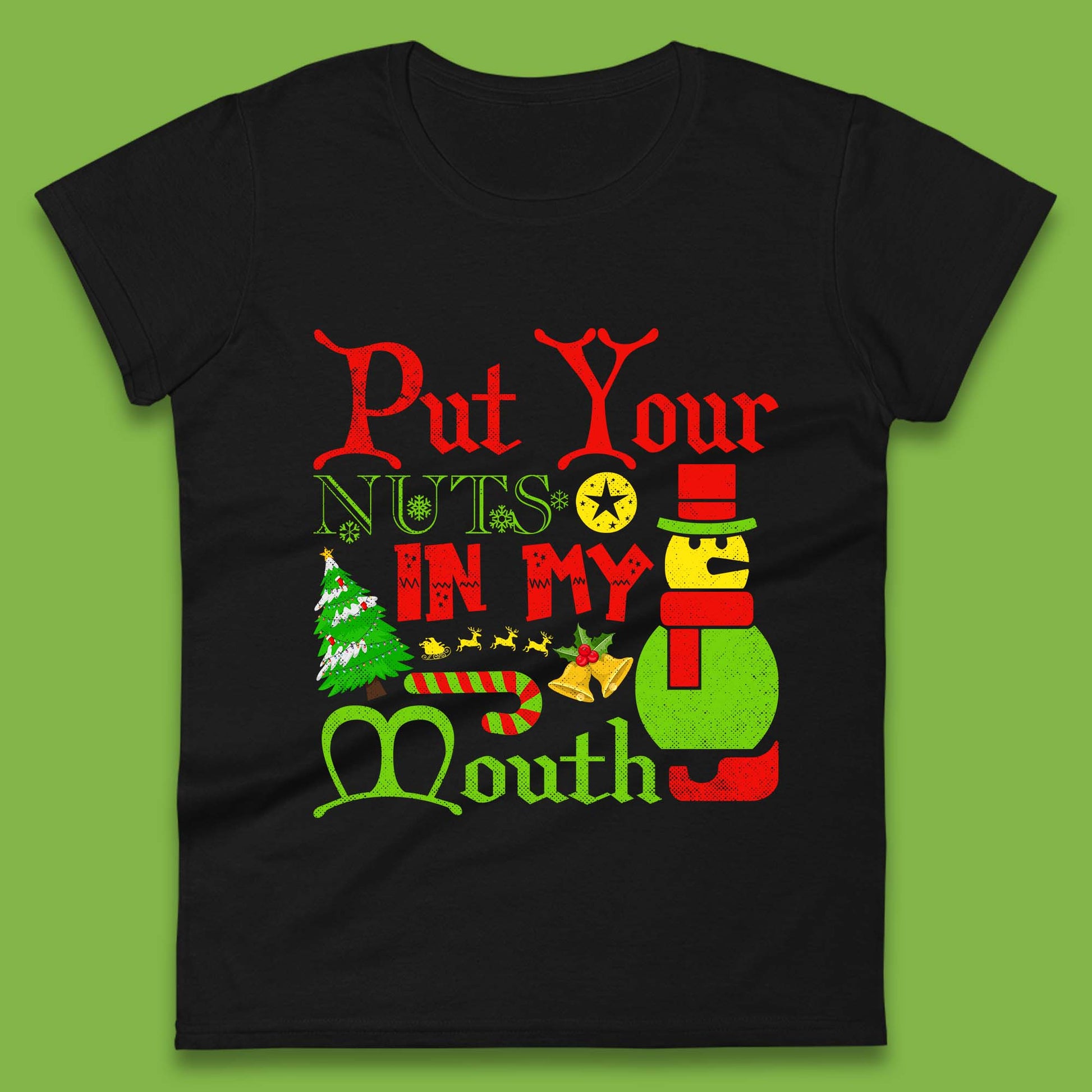 funny womens christmas t shirt