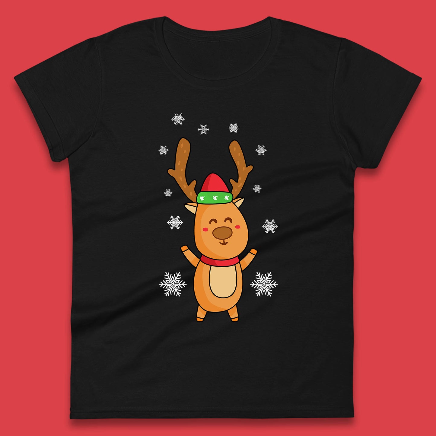 christmas reindeer t shirt