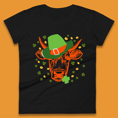 St Patrick's Cow Womens T-Shirt