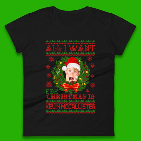 Kevin McCallister Christmas Womens T-Shirt