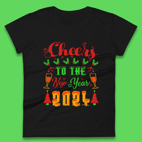 Cheers To The New Year 2024 Womens T-Shirt