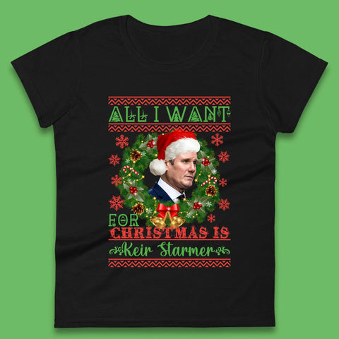 Keir Starmer Christmas Womens T-Shirt