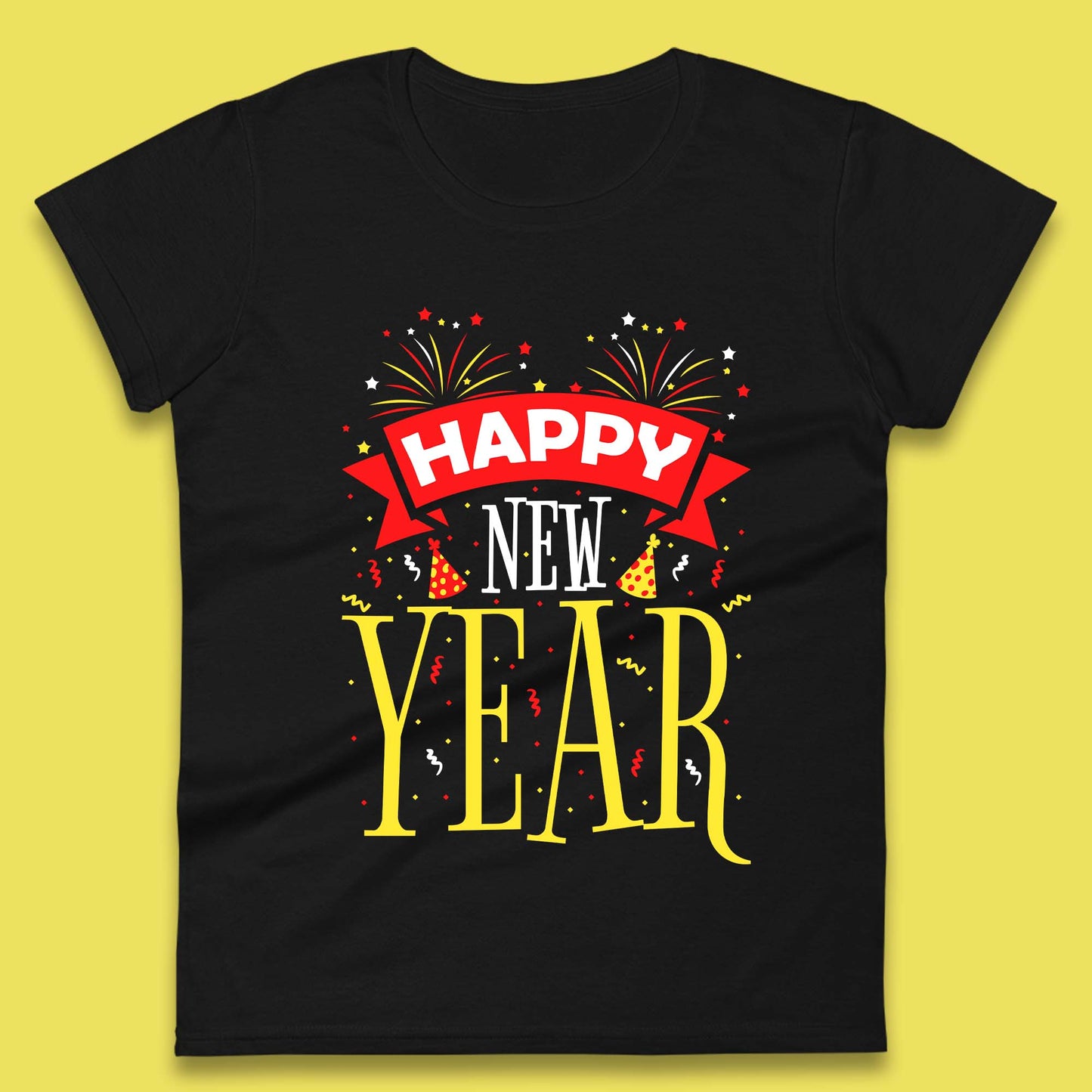 Happy New Year Celebrations Womens T-Shirt