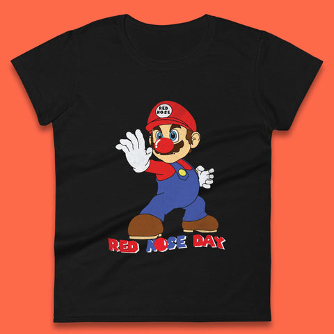 Mario Red Nose Day T Shirt