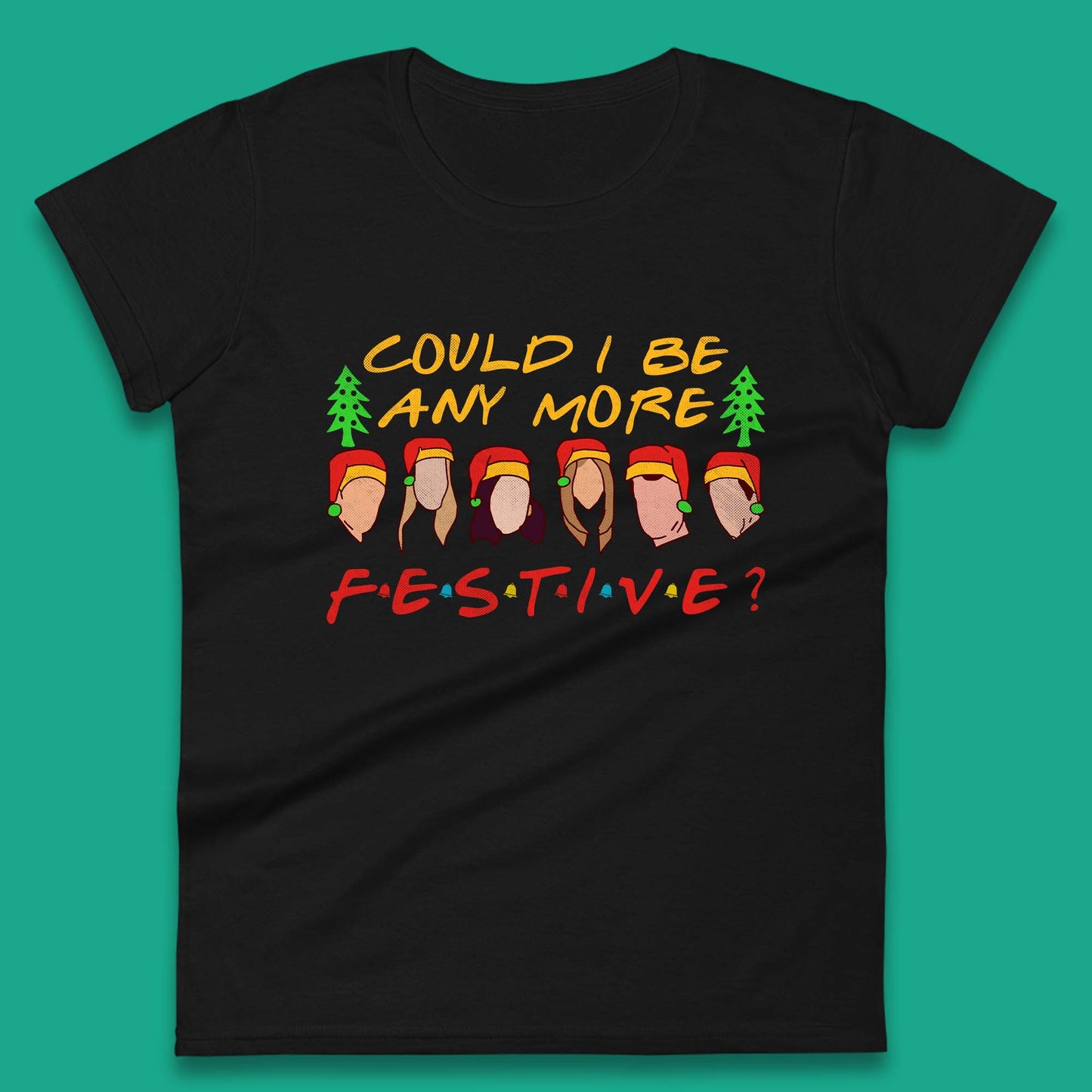 Friends Inspired Christmas Womens T-Shirt
