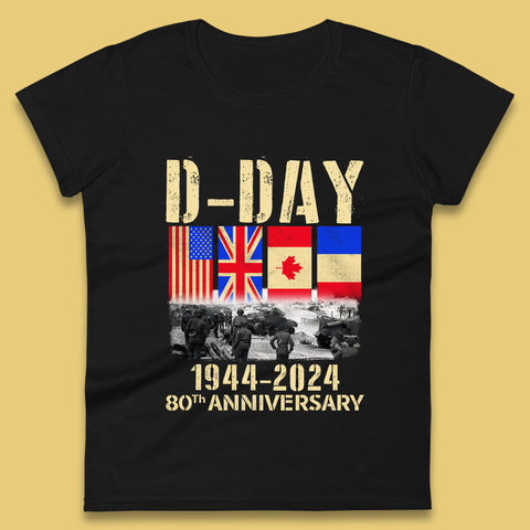 D-Day 80th Anniversary Womens T-Shirt