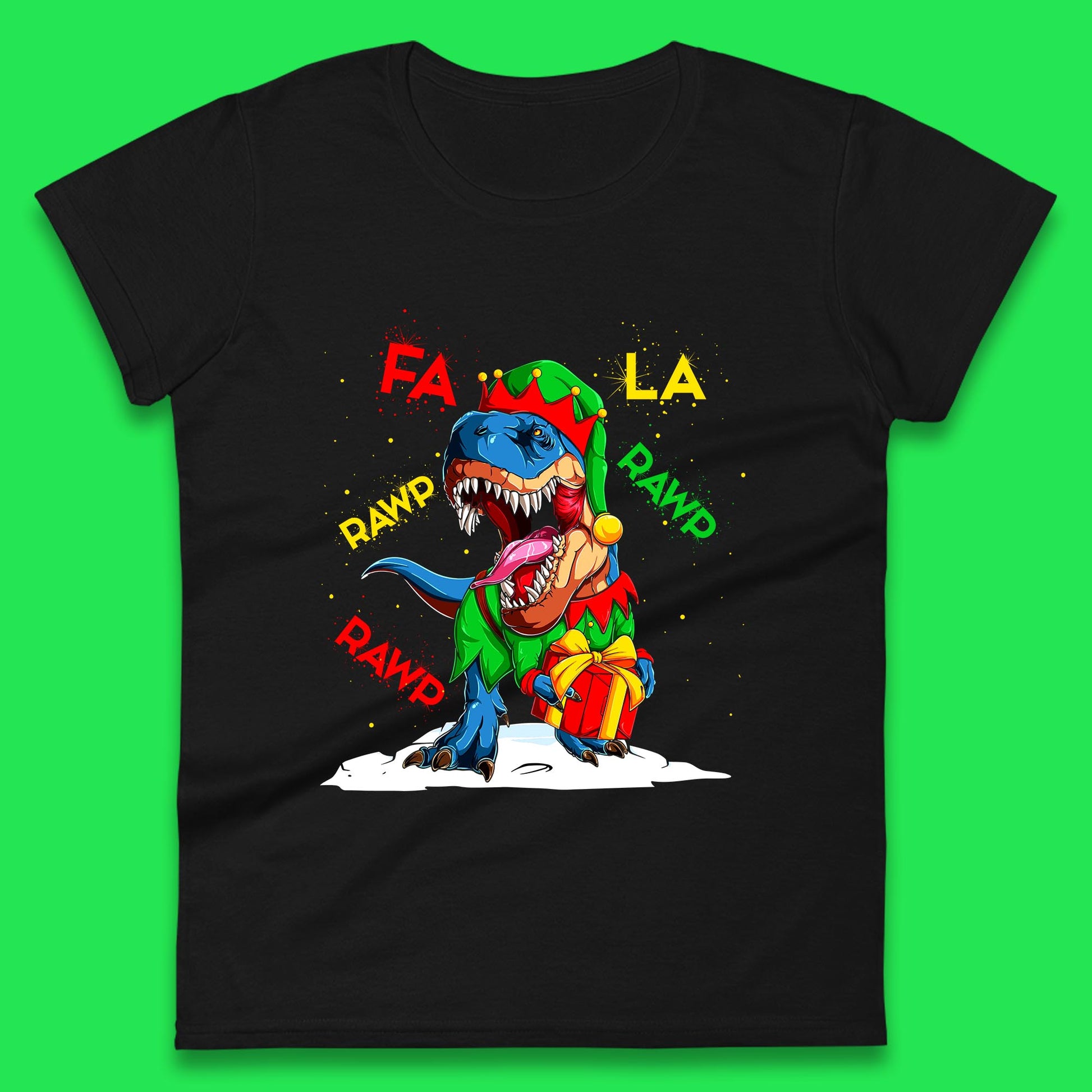dinosaur christmas t shirt