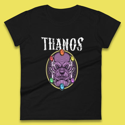 Thanos Avengers Infinity Stones Thanos Comic Book Supervillain Fictional Characters Infinity Gauntlet Marvel Villian Womens Tee Top