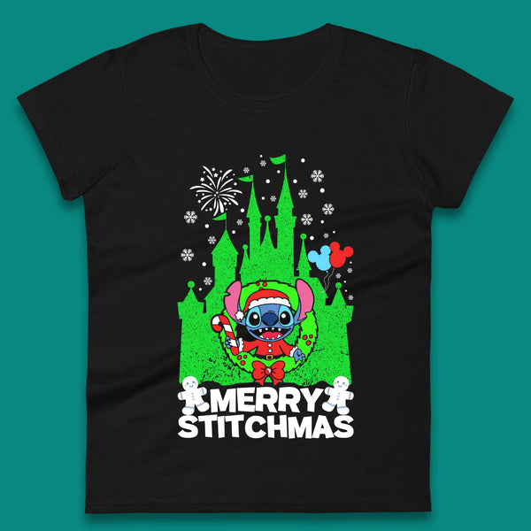 Merry Stitchmas Christmas Womens T-Shirt