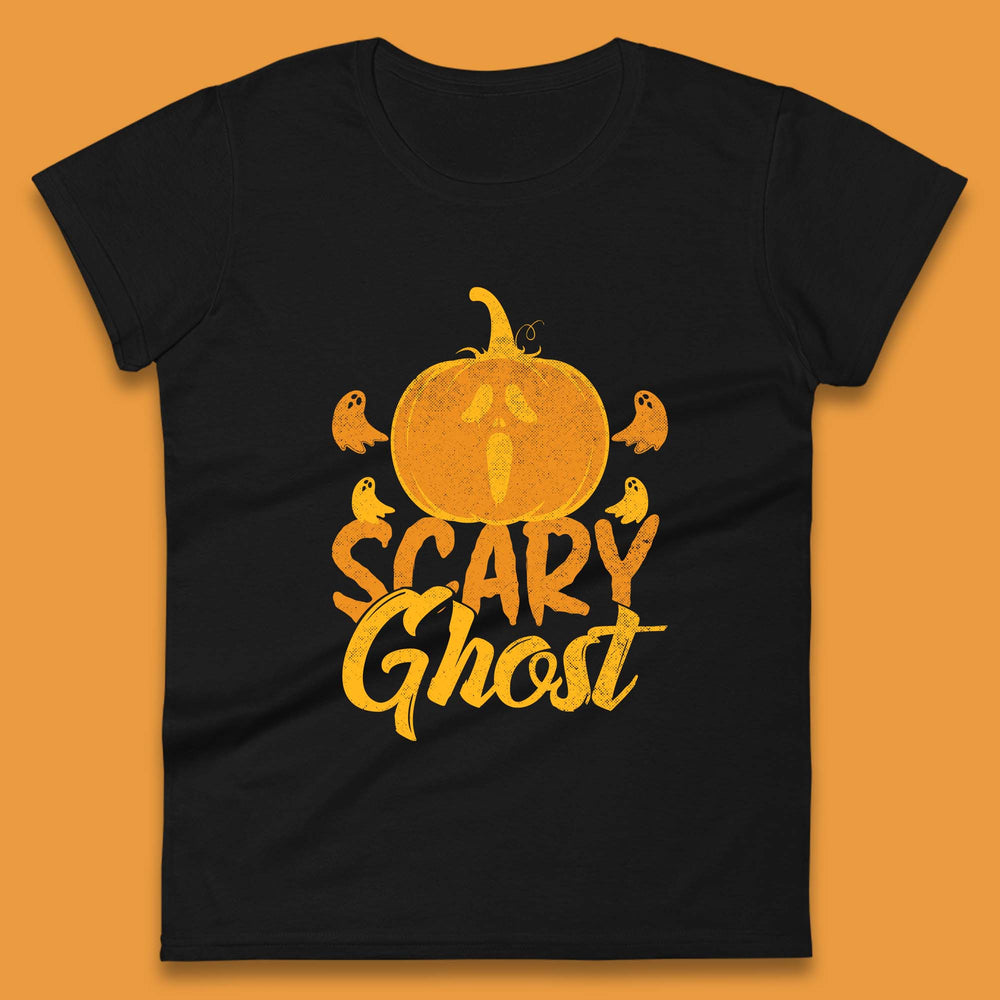 Scary Ghost Halloween Scream Ghost Face Horror Scary Pumpkin Ghostface Womens Tee Top