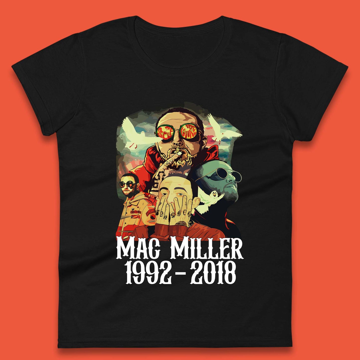 Mac Miller 1992-2018 Womens T-Shirt