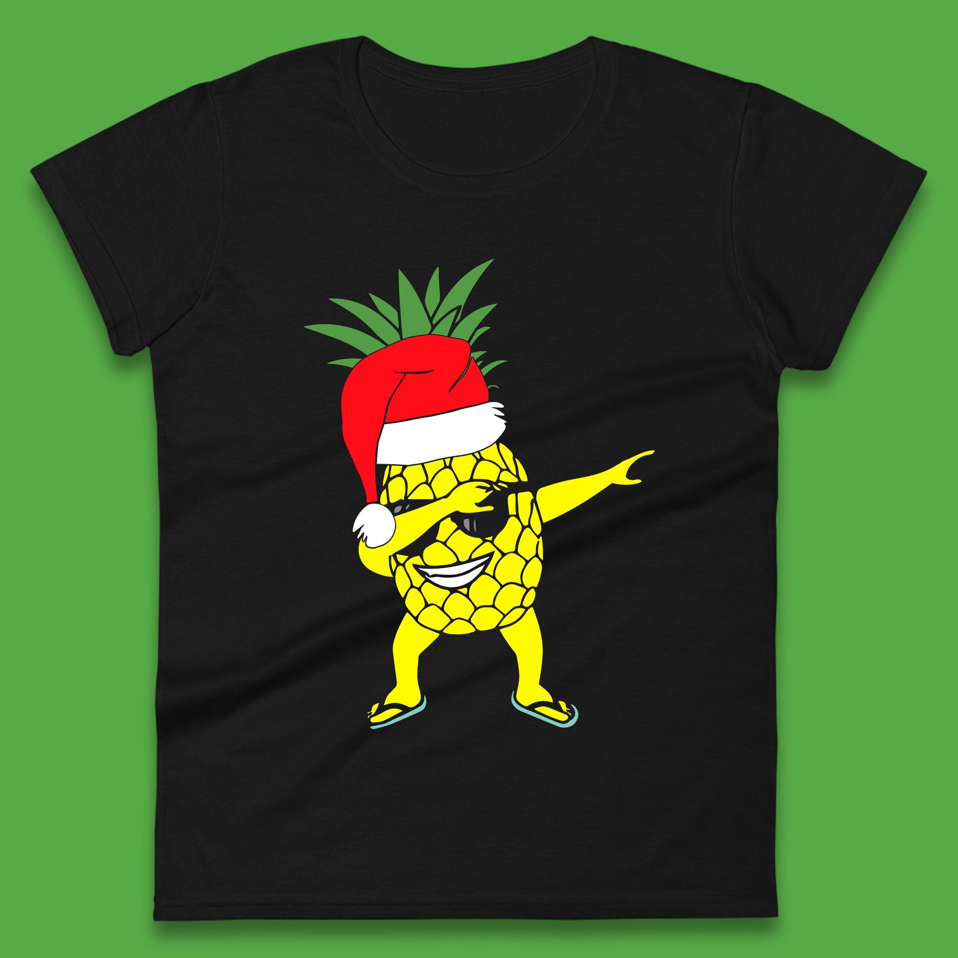 dabbing pineapple womens top