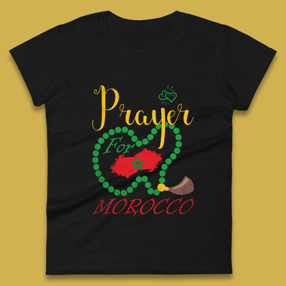 Prayer For Morocco Stay Strong Morocco Earthquake Support Womens Tee Top
