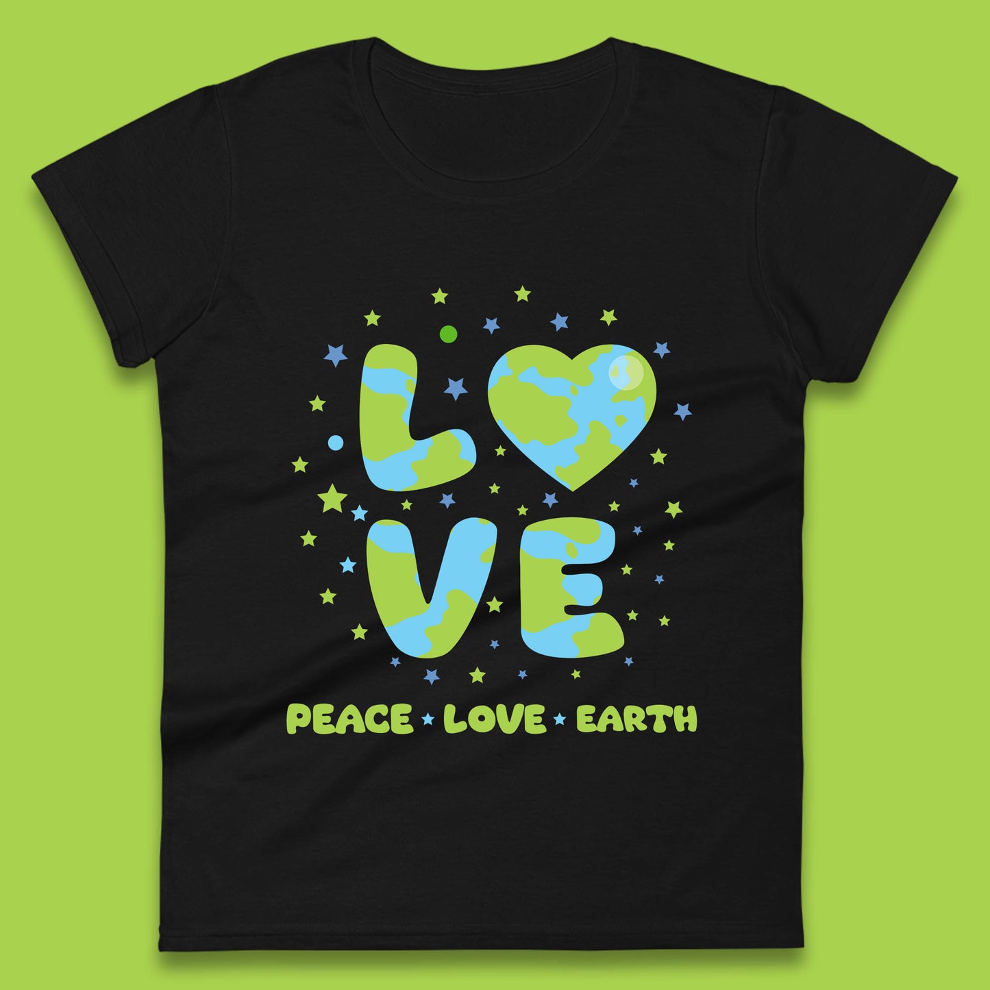 Peace Love Earth Environmental Climate Change Save The Earth Womens Tee Top