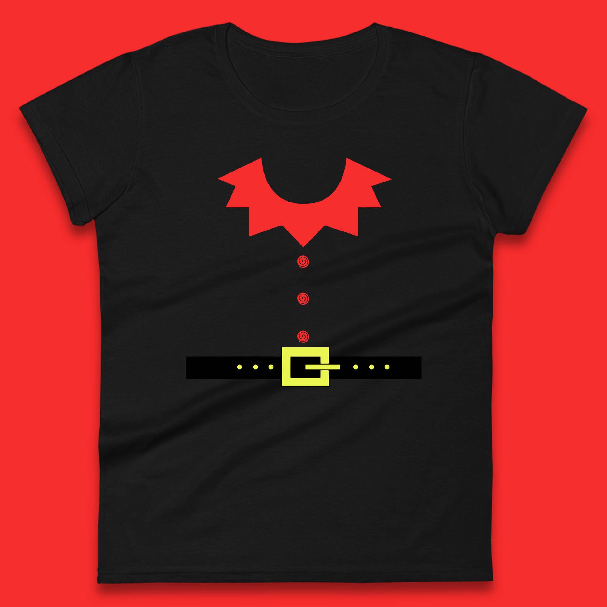 christmas elf costume womens t shirt