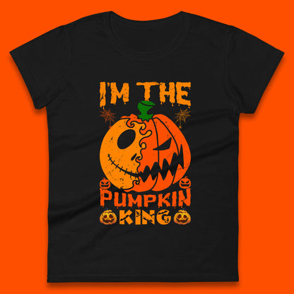 jack skellington pumpkin womens t shirt