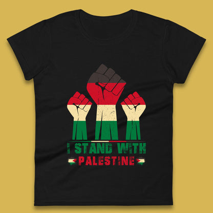 Ladies I Stand with Palestine T Shirt UK