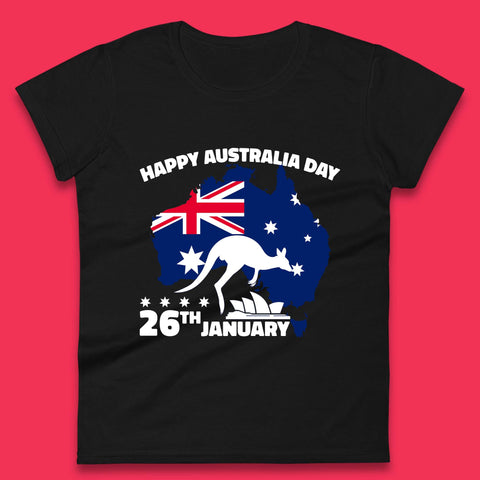 Happy Australia Day 26th January Womens T-Shirt
