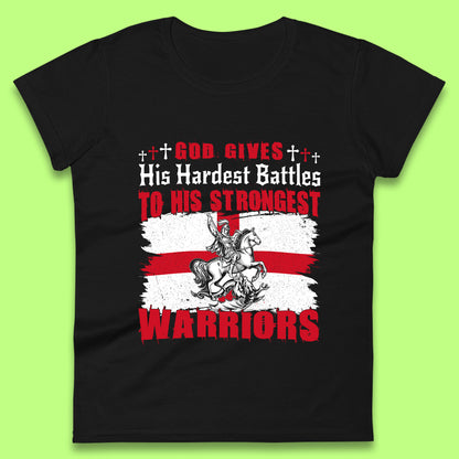Strongest Warriors St. George's Day Womens T-Shirt