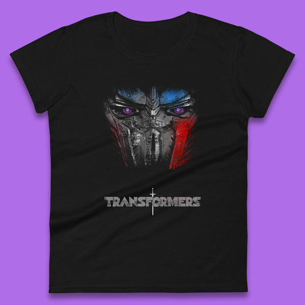Transformers The Last Knight Optimus Prime Autobot Science Fiction Action Adventure Movie Womens Tee Top