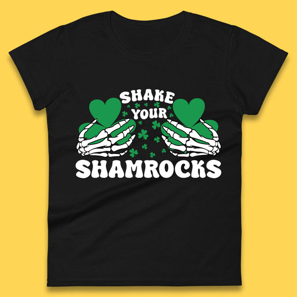 Shake Your Shamrocks St Patty's Day Womens T-Shirt
