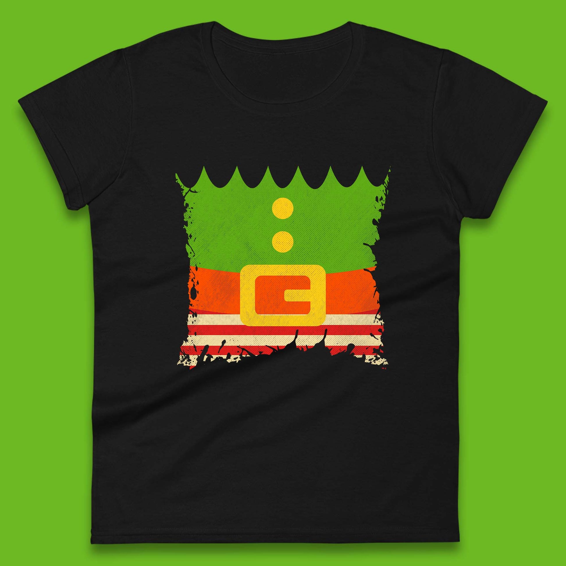 christmas santa claus dress womens t shirt