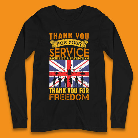 Thank You For Your Service Long Sleeve T-Shirt