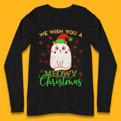 Meowy Christmas Long Sleeve T-Shirt