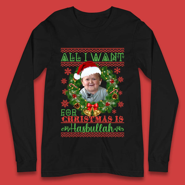 Want Hasbullah For Christmas Long Sleeve T-Shirt