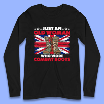 Personalised Just An Old Woman Long Sleeve T-Shirt