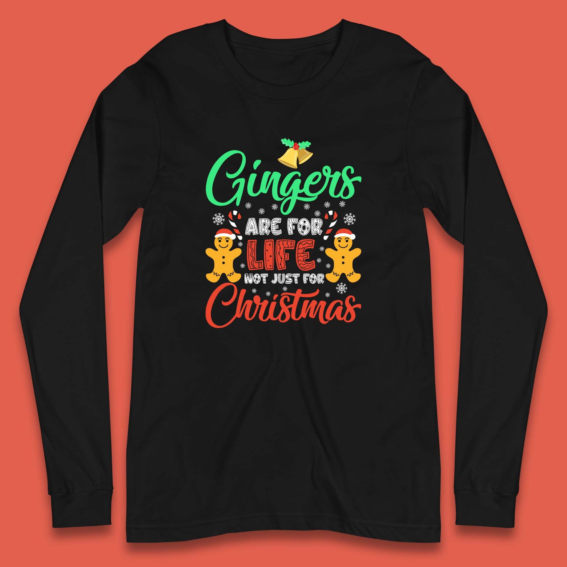 gingerbread christmas long sleeve t shirt