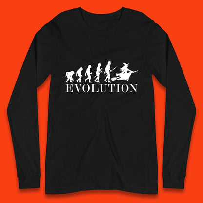 Witch Evolution Halloween Scary Spooky Witch Costume Long Sleeve T Shirt