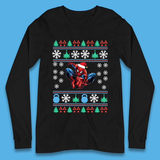 Spiderman Christmas Long Sleeve T-Shirt