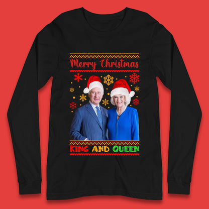 King And Queen Christmas Long Sleeve T-Shirt