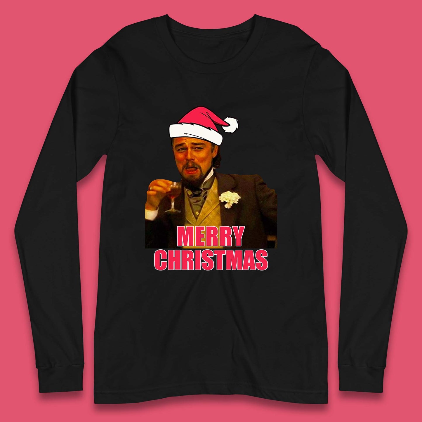 Leonardo DiCaprio Christmas Long Sleeve T-Shirt
