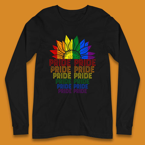 LGBT Pride Sunflower Long Sleeve T-Shirt
