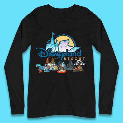 Retro Disneyland Resort Happiest Place on Earth Disneyland Parks Disney 100 Years Of Wonder Disneyland Family Trip Long Sleeve T Shirt