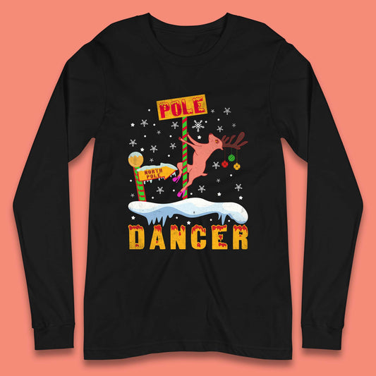 North Pole Dancer Christmas Long Sleeve T-Shirt